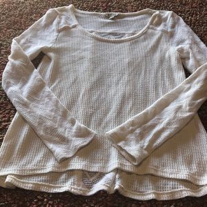 Lucky Brand White eyelet blouse